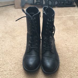 Black Combat Boots